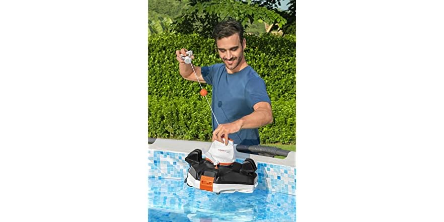 AquaRover Pool Cleaning Robot, Black