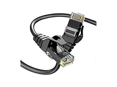 CableGeeker Cat6 Ethernet Cable 6Ft - Black