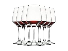 CREST Wine Glasses Set of 8, 12oz