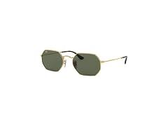 Ray-Ban Rb3556n Octagonal Flat Lens Sunglasses