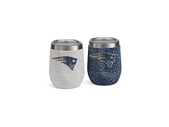 PATRIOTS Bling Wine Tumblers 2pk