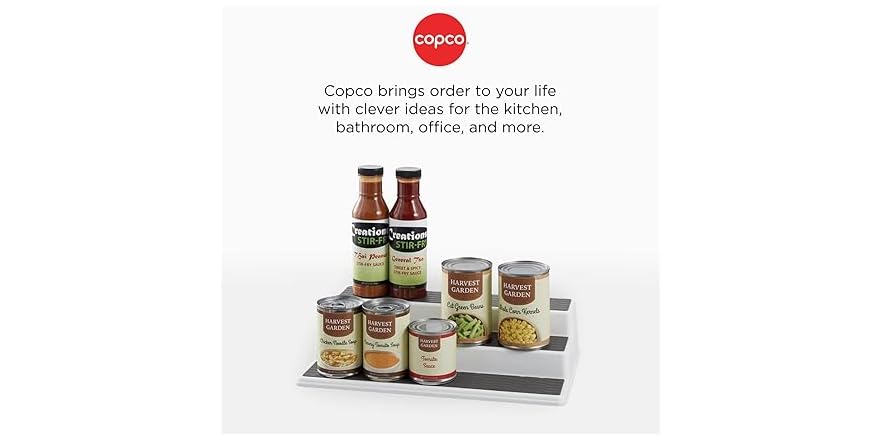 Copco Dish Rack Copco 3-Tier Spice Rack Organizer for Cabinet