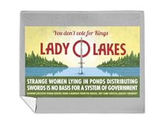 You Don't Vote for Kings Mink Fleece Blanket