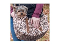 Pet Gear Carrier and Car Seat, Animal Print Sling