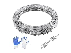 Razor Wires, 98 ft Razor Barbed Wire, 2 Rolls