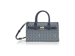 HALSTON H Jerry Signature Logo Top Zip Crossbody