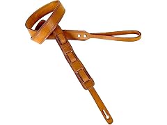 Walker And Williams 100% Grain Leather Mandolin Strap