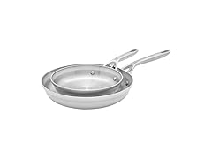 ZWILLING Motion Stainless Steel 2-pc Stainless Steel Fry Pan Set
