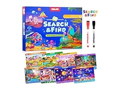 Search and Find Activity Books for Kids Ages 3-5