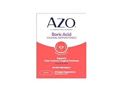 AZO Boric Acid Suppositories 600mg 30 Count