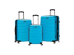 Rockland Melbourne Hardside 3 Piece Spinner Luggage Set