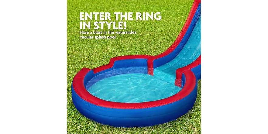 Sunny & Fun Inflatable Single Ring Water Slide Park - Your Choice