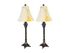 Home Grandeur Resin 2pk Lamp