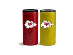 CHIEFS Leopard Can Coolers 2pk