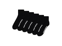 Converse Men (OS) Quarter Sock Black/6-pack