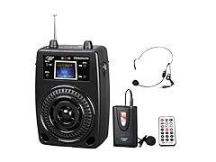100W Portable PA System w/ Wireless Mic