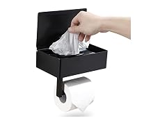 DUDE Wipes Stash Box - Toilet Paper, Flushable Wipes Holder