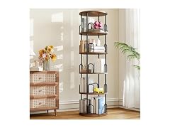 Arbcoler 5-Tier Rotating Bookshelf