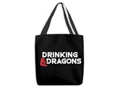 Drinking & Dragons Medium Tote Bag