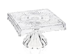 Freedome 8" Square Footed Cake Plate