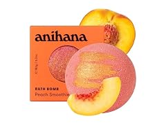 Anihana Bath Bomb Coconut Oil Peach Smoothie 6.3oz