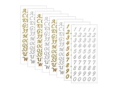 Hendevl Glitter Alphabet Letter Stickers