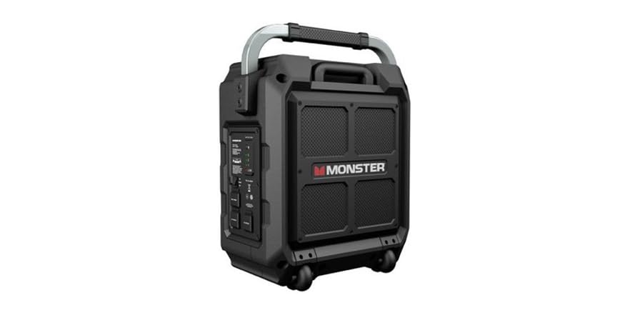 MONSTER Rockin-roller Portable Indoor/Outdoor BT Speaker