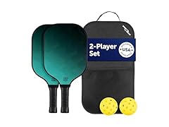 Sport 2-Player Pickleball Paddle Set Green