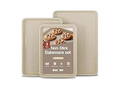BAKKEN Nonstick Baking Pan 3Pk