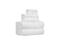 Amazon Basics 6-Piece Oversized Fade-Resistant Towel Set