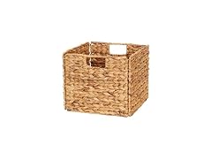 Household Essentials Foldable Wicker Storage Bin 