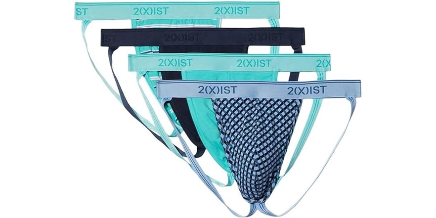 SLINGJOCK upthrust slider-strap jock, WHITE SNOW, LARGE main image 1