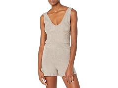 The Drop Cropped Cotton Tank (L)