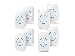 8 Pcs Waterproof Wireless Doorbell Kit 