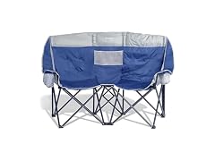 SUNNYFEEL Blue Loveseat Chair w/Cooler