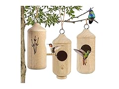 lotmusic Hummingbird House 3 Pack