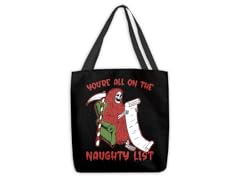 "Everyone's Naughty" Large Tote Bag