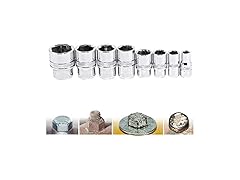 Powerbuilt 941323 8 Piece SAE Zeon Socket Set