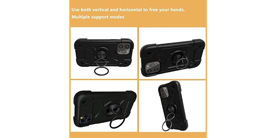 ORIbox For IPhone 13 Pro Case Black,Translucent Matte...