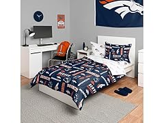 BRONCOS Twin Bed Set