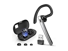 (NEW) TERUNSOUl Bluetooth Wireless Headset V5.3