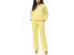 Juicy Couture Women (M) 1/4 Pullover Yellow Iris