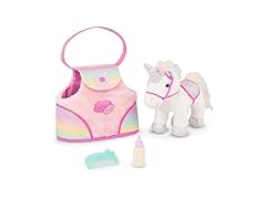 Pucci Pups – Plush Pet– Dog Carrier – Toy Unicorn