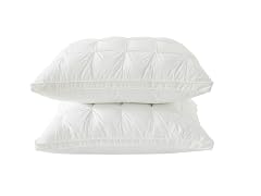 Gusseted Down Alternative Cotton Pillow, 2 Pack