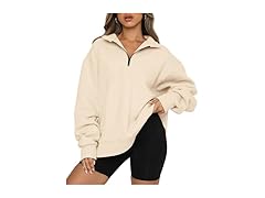 Trendy Womens Half Zip Pullover