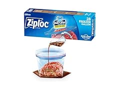 Ziploc Gallon Storage Freezer Bags, 28ct