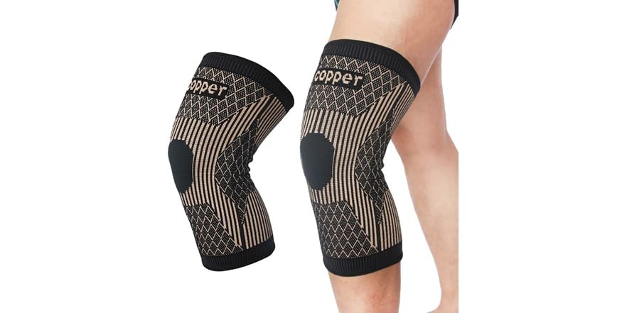 Copper Breathable Knee Brace Sleeve