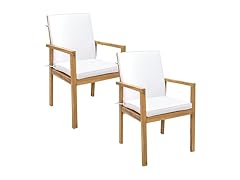 Sunnydaze Outdoor Dining Chairs Set of 2