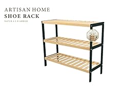 Artisan Home 3 Layer Bamboo Shoe Rack: Your Choice