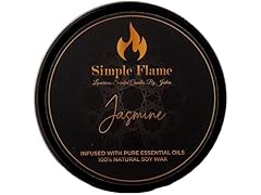 Jasmine Luxurious Scented Tin Candle 